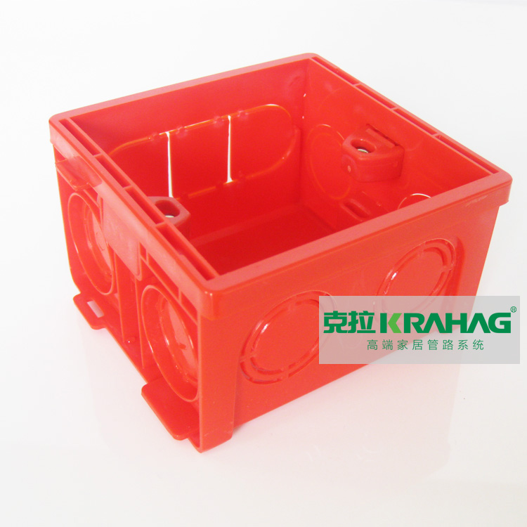 PVC红蓝线盒（开关盒）(图2)